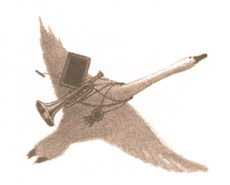 Louis the Trumpeter Swan, from 

The Trumpet of the Swan
